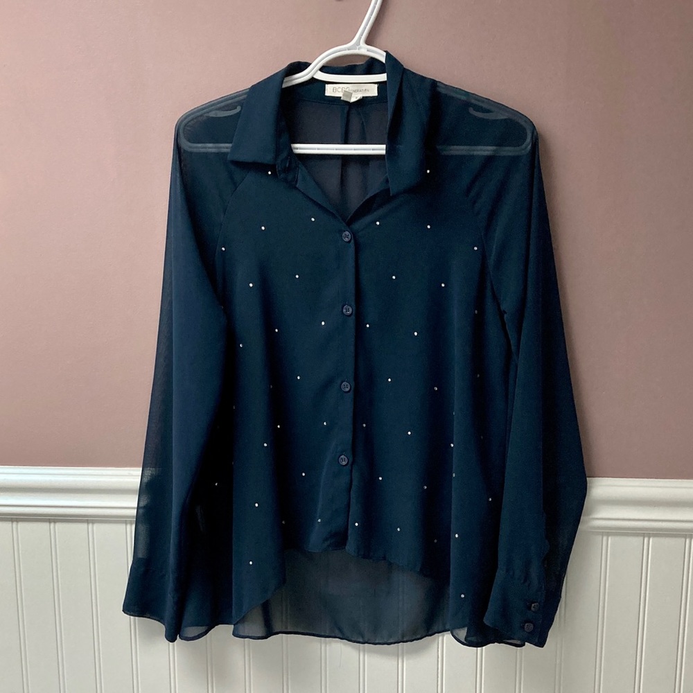 BCBGeneration navy blouse